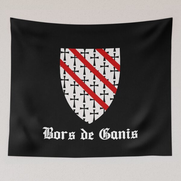 Item preview, The Heraldry of Sir Bors de Ganis - with text designed and sold by ScapegoatPrints.