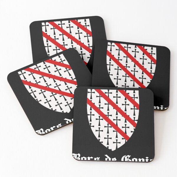 Item preview, The Heraldry of Sir Bors de Ganis - with text designed and sold by ScapegoatPrints.