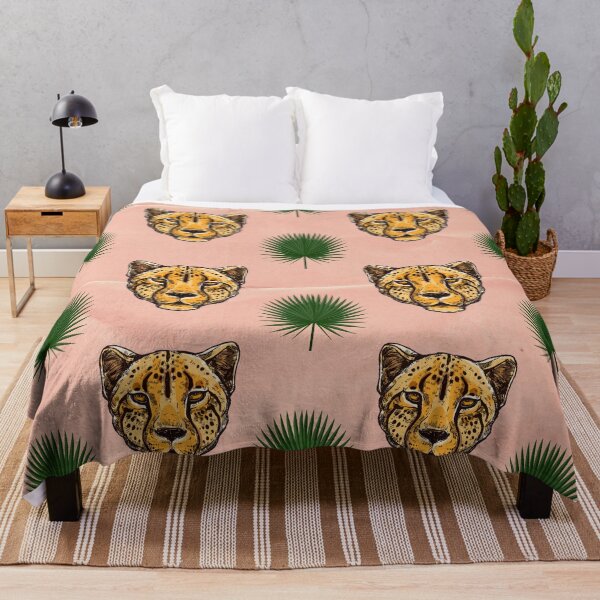 Item preview, Leopard and palm leaf pattern designed and sold by IONcreatION.