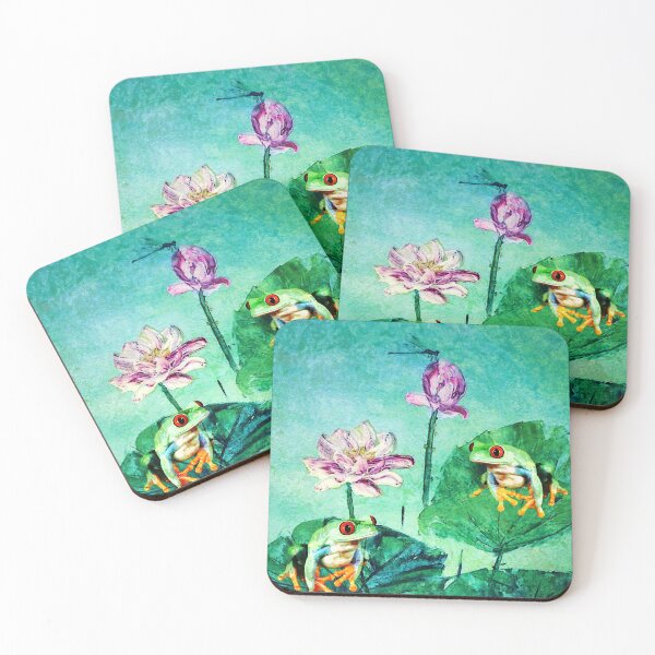Item preview, FROG AND DRAGONFLY designed and sold by Tammera.