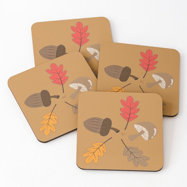 Item preview, Mushroom , Acorn and Leaves designed and sold by iCraftCafe.