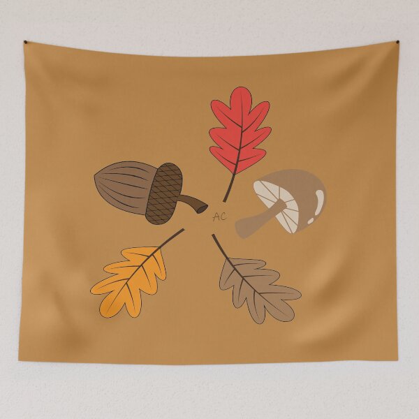 Item preview, Mushroom , Acorn and Leaves designed and sold by iCraftCafe.