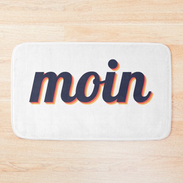 Item preview, Moin North German greeting retro vintage design gift idea designed and sold by DeliveranceNow.