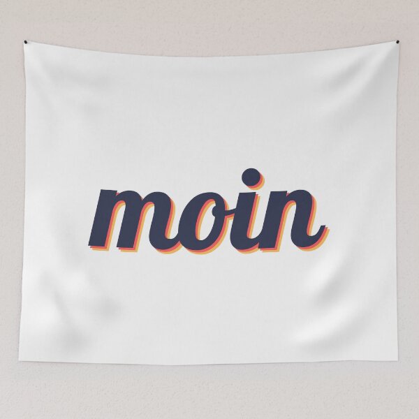 Item preview, Moin North German greeting retro vintage design gift idea designed and sold by DeliveranceNow.