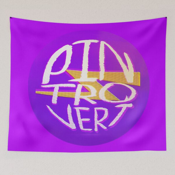 Item preview, Pintrovert Design - Badge for Introverts. designed and sold by Lucie Jamais.