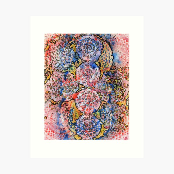 Stain 16 Art Print