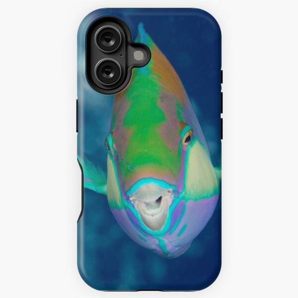 Smiling Parrotfish iPhone Tough Case