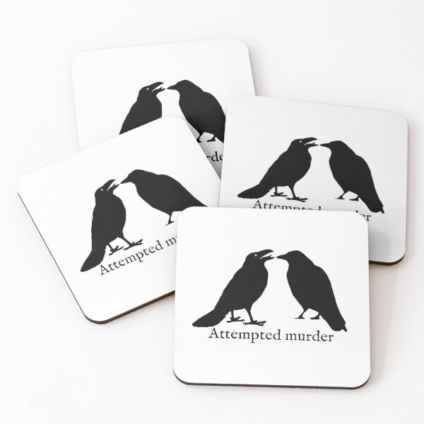Item preview, Attempted Murder of Crows designed and sold by Good-Looking Corpse.