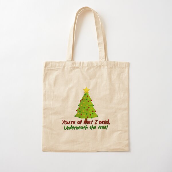 All I Need Underneath The Tree - Kelly Clarkson Christmas Design Cotton Tote Bag