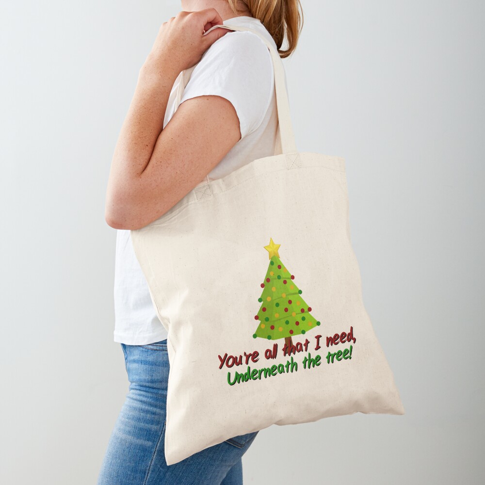 All I Need Underneath The Tree - Kelly Clarkson Christmas Design Tote Bag