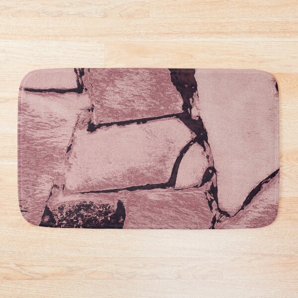 Item preview, Luxurious rose gold stone wall pattern designed and sold by SulkaCreative.
