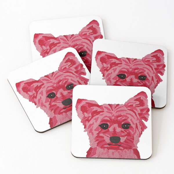 Item preview, Kate Yorkie over White designed and sold by Amanda A. Anthony.