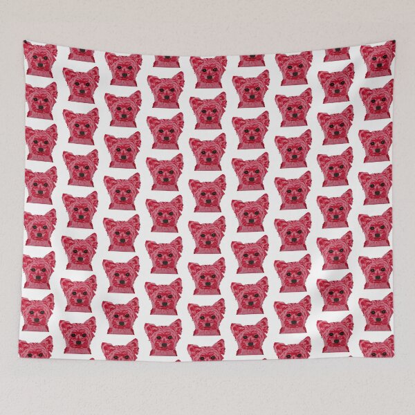 Item preview, Kate Yorkie over White designed and sold by Amanda A. Anthony.