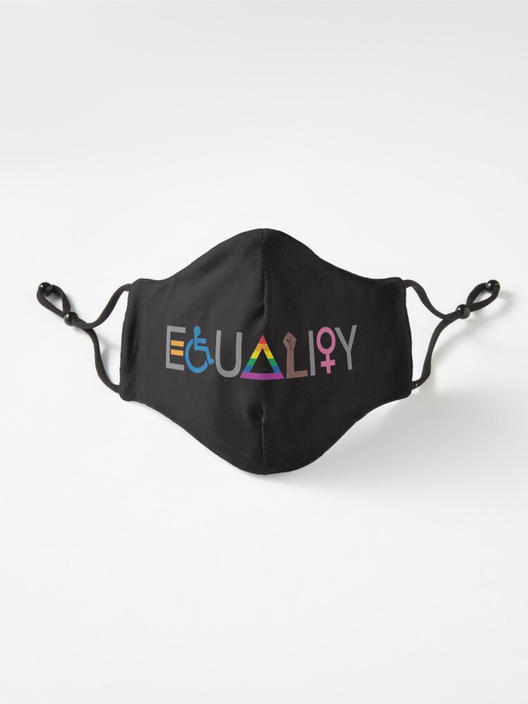 Alternate view of Equality (V2 For Dark Fabric) Mask