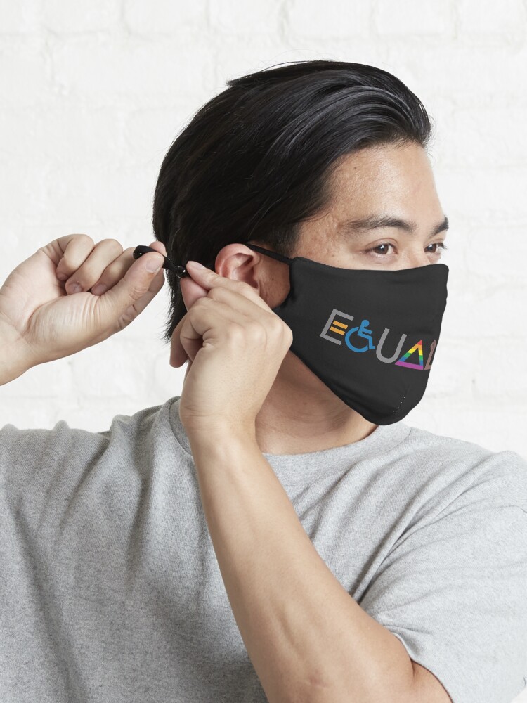 Alternate view of Equality (V2 For Dark Fabric) Mask