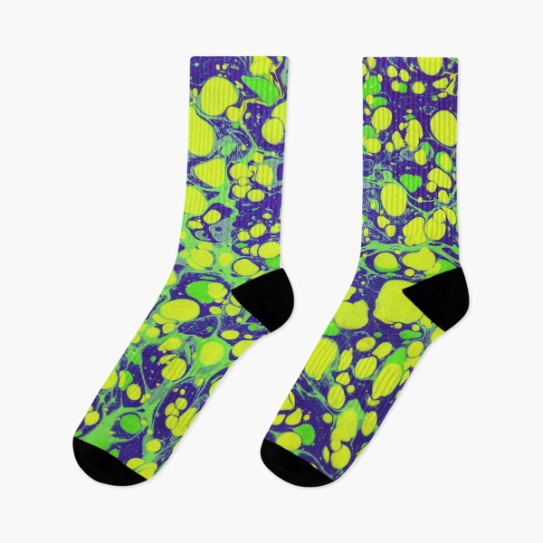 Item preview, navy blue and green coloured marbling art designed and sold by AybalaArtDesign.