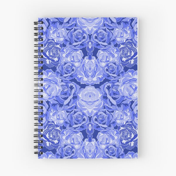 Artikelvorschau, Niedliche blaue Farbe Rose Blumenmuster entworfen und verkauft von Team150Designz.