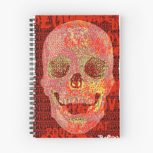 Item preview, pixilated skull 001 by #RootCat designed and sold by Grimm Land.