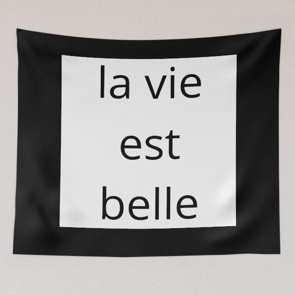 Item preview, La vida es bella designed and sold by Dalaprime.