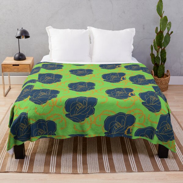 Item preview, Blue rose with golden leaves designed and sold by Devendra Singh Kandari.