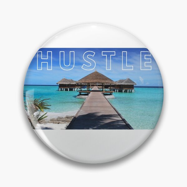 Item preview, Hustle for BoraBora vacations motivation hut designed and sold by JustSaiyan1.