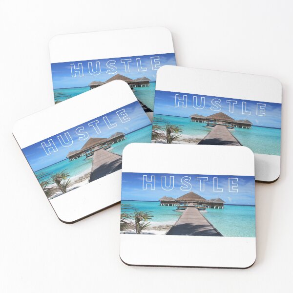 Item preview, Hustle for BoraBora vacations motivation hut designed and sold by JustSaiyan1.