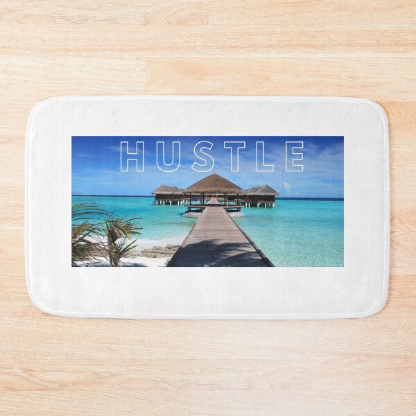 Item preview, Hustle for BoraBora vacations motivation hut designed and sold by JustSaiyan1.