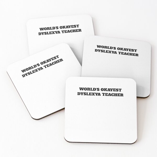 Item preview, Worlds okayest dyslexia teacher awareness  designed and sold by Jeangel97.