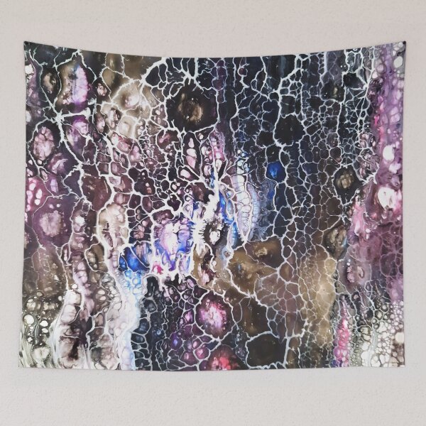 Item preview, Snake skin acrylic pour painting  designed and sold by KammyArt.
