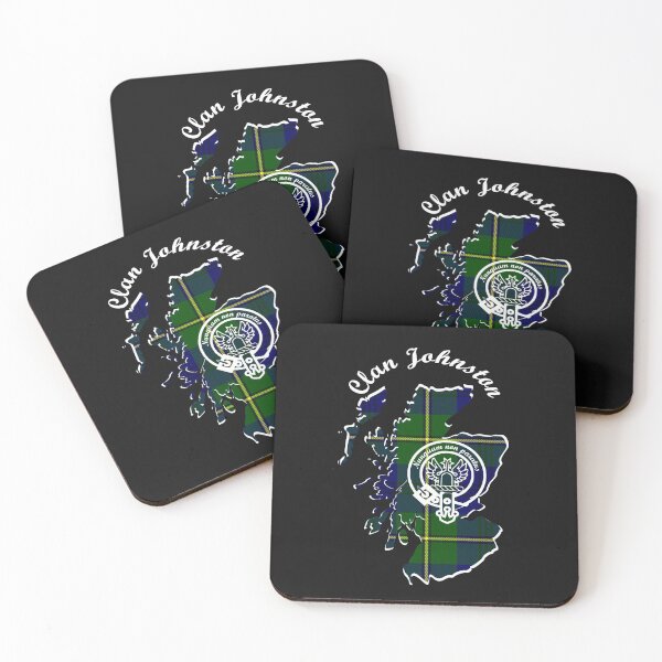 Item preview, Clan Johnston Scotland Map Crest designed and sold by BagTown Clans.
