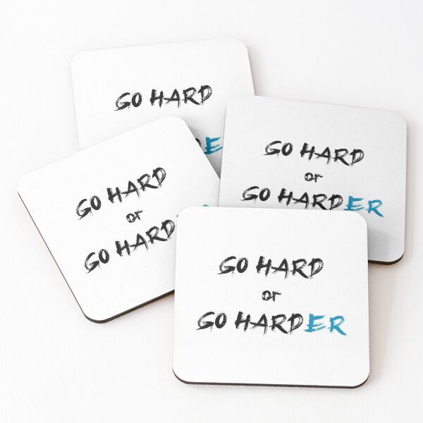 Item preview, GO HARD OR GO HARDER designed and sold by Avva Creations.