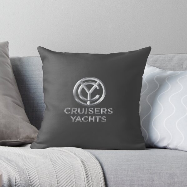 Cruisers Yachts Throw Pillow