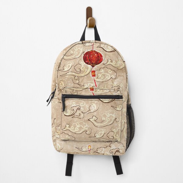 Item preview, Chinese Ink Clouds Old Paper Texture and Red Lantern Dragon Tradition designed and sold by Jolly-Yosei.