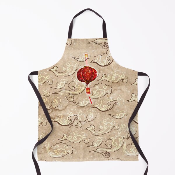 Item preview, Chinese Ink Clouds Old Paper Texture and Red Lantern Dragon Tradition designed and sold by Jolly-Yosei.