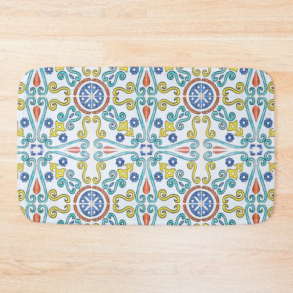 Item preview, Mediterranean Floral Ceramic Tiles designed and sold by GVibezPadel.