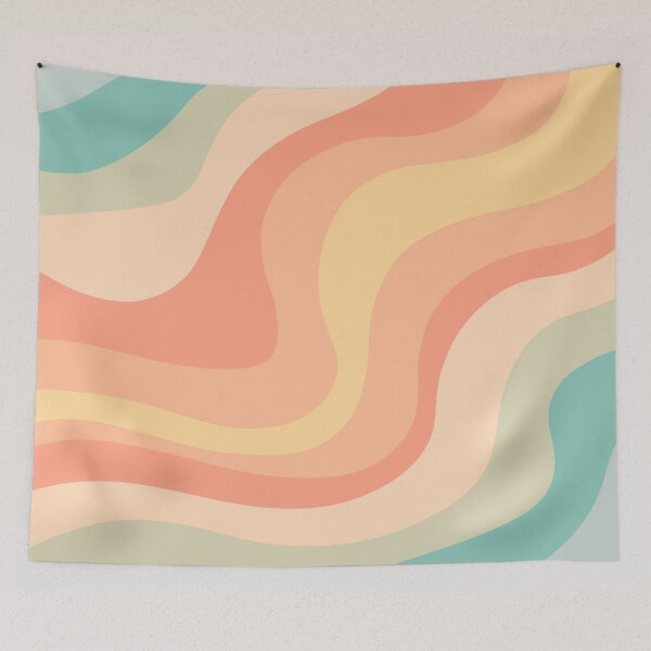Item preview, Vintage groovy rainbow designed and sold by OkihanaShop.