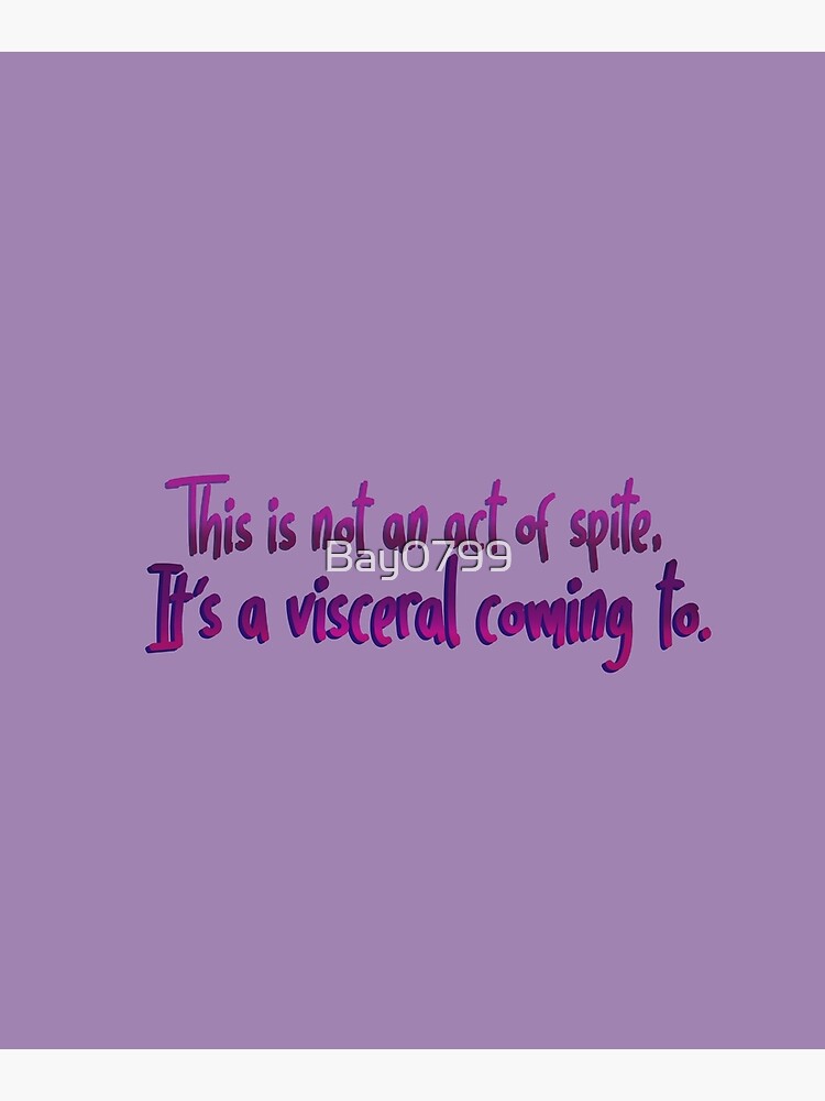 Act of Spite, Visceral Coming To - Wilbur Soot Design by Bay0799