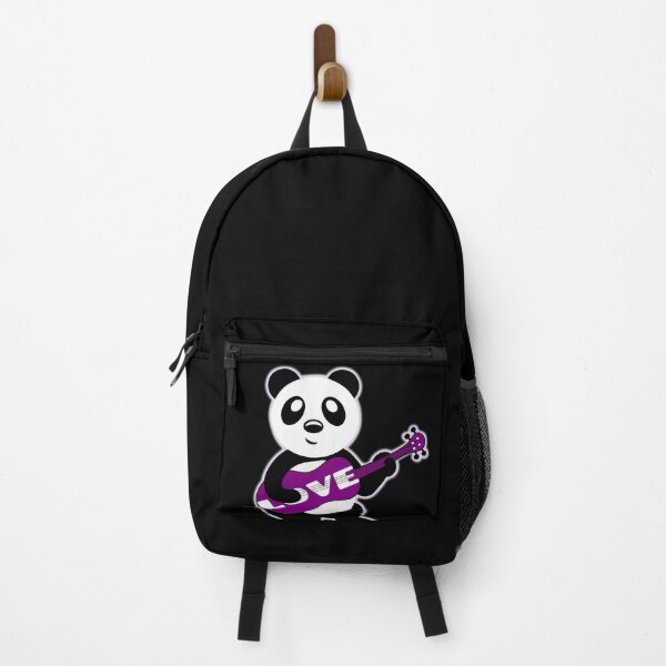 Item preview, Panda playing purple ukulele | Music lovers designed and sold by DeliriousSteve.
