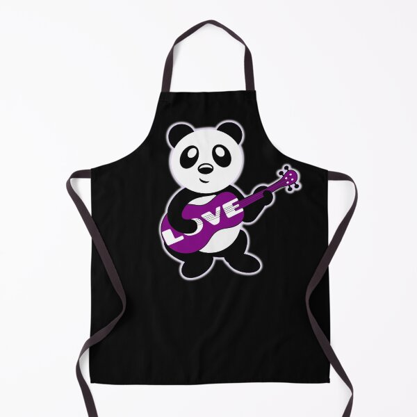 Item preview, Panda playing purple ukulele | Music lovers designed and sold by DeliriousSteve.