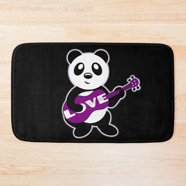 Item preview, Panda playing purple ukulele | Music lovers designed and sold by DeliriousSteve.