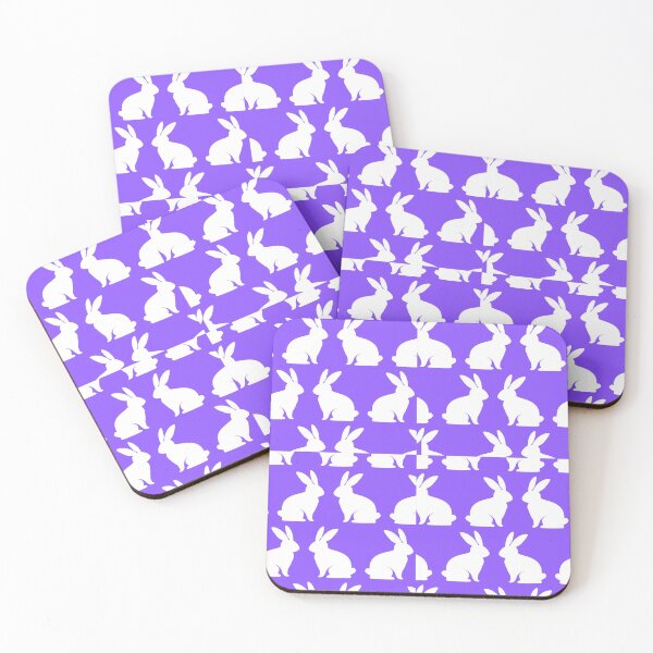 Item preview, Purple White Easter Holiday -  Easter Bunnies designed and sold by MrRoccoBlue.
