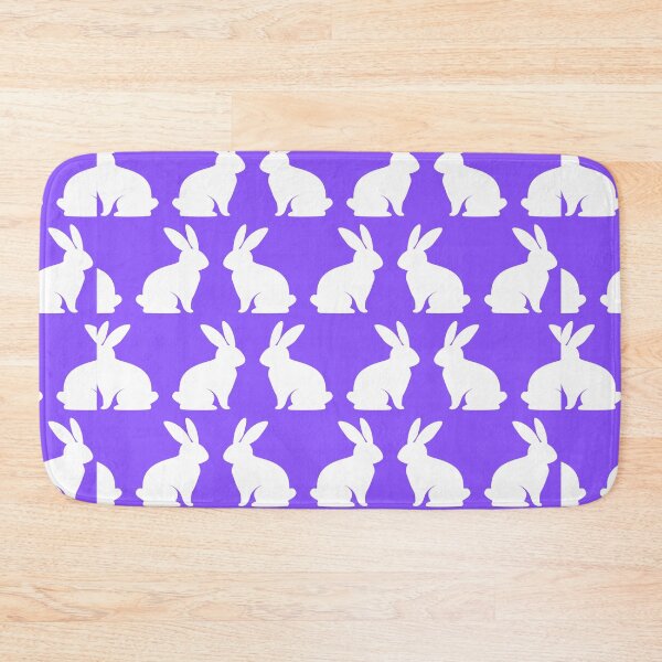 Item preview, Purple White Easter Holiday -  Easter Bunnies designed and sold by MrRoccoBlue.