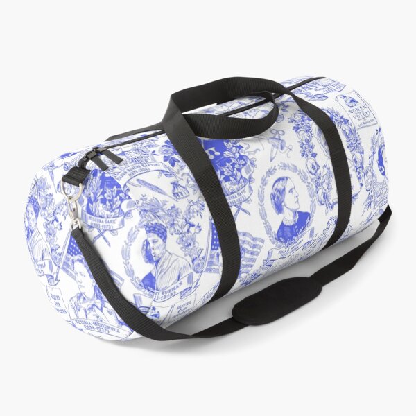 Item preview, Feminist Pioneers Toile in Royal Blue with Women from Around the World designed and sold by vinpauld.