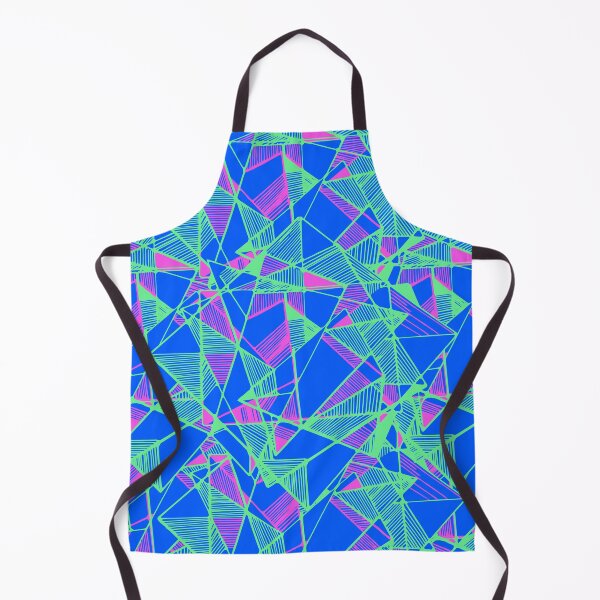 Item preview, Geometric Art abstract cool triangles blue  designed and sold by Carolina Salazar.