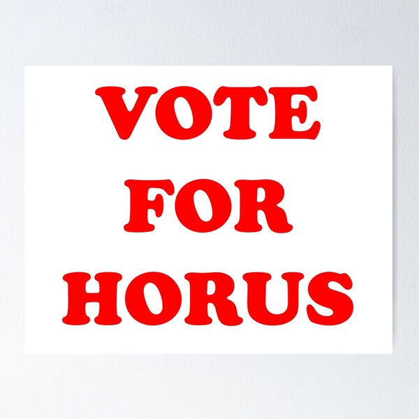 Item preview, Vote for Horus designed and sold by Jessica Smart.