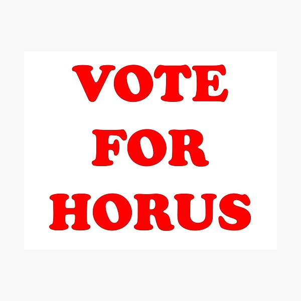 Item preview, Vote for Horus designed and sold by Jessica Smart.