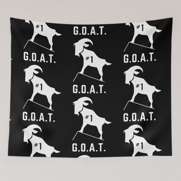 Item preview, G.O.A.T. - Greatest of All Time, Number 1 (White) designed and sold by JellyBeenzz.