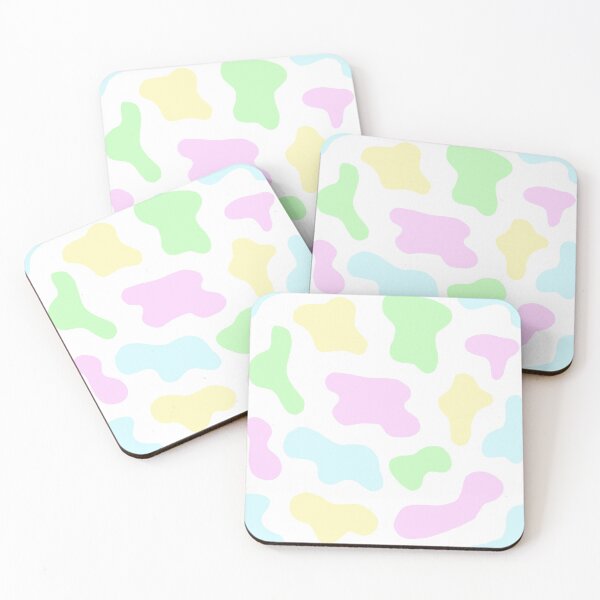 Item preview, Pastel Rainbow Cow Print Animal Pattern designed and sold by Julie Erin Designs.