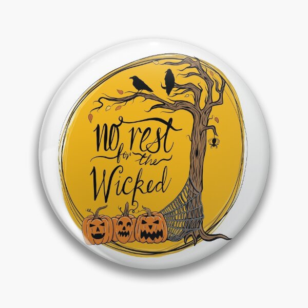 Item preview, No Rest for the Wicked – Halloween Scene designed and sold by TheGeometricFox.