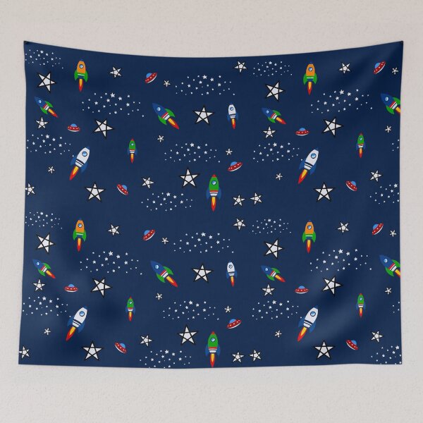 Item preview, Rocket Ships and Stars  designed and sold by MarcSabuncu.